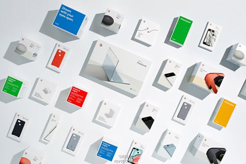 谷歌全系電子產品包裝設計